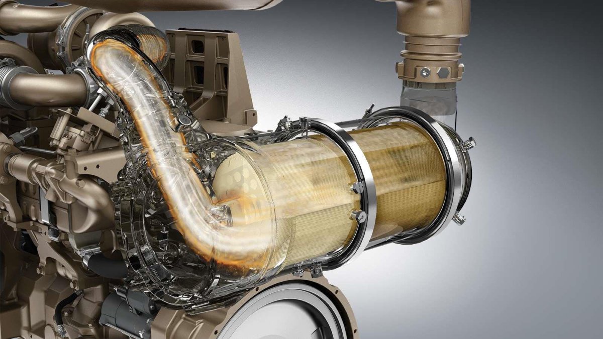 Противосажевый фильтр дизельного двигателя