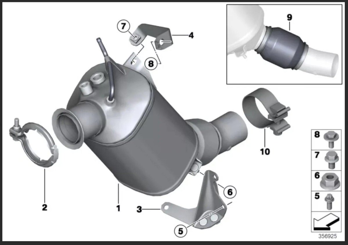 Сажевый фильтр BMW n47