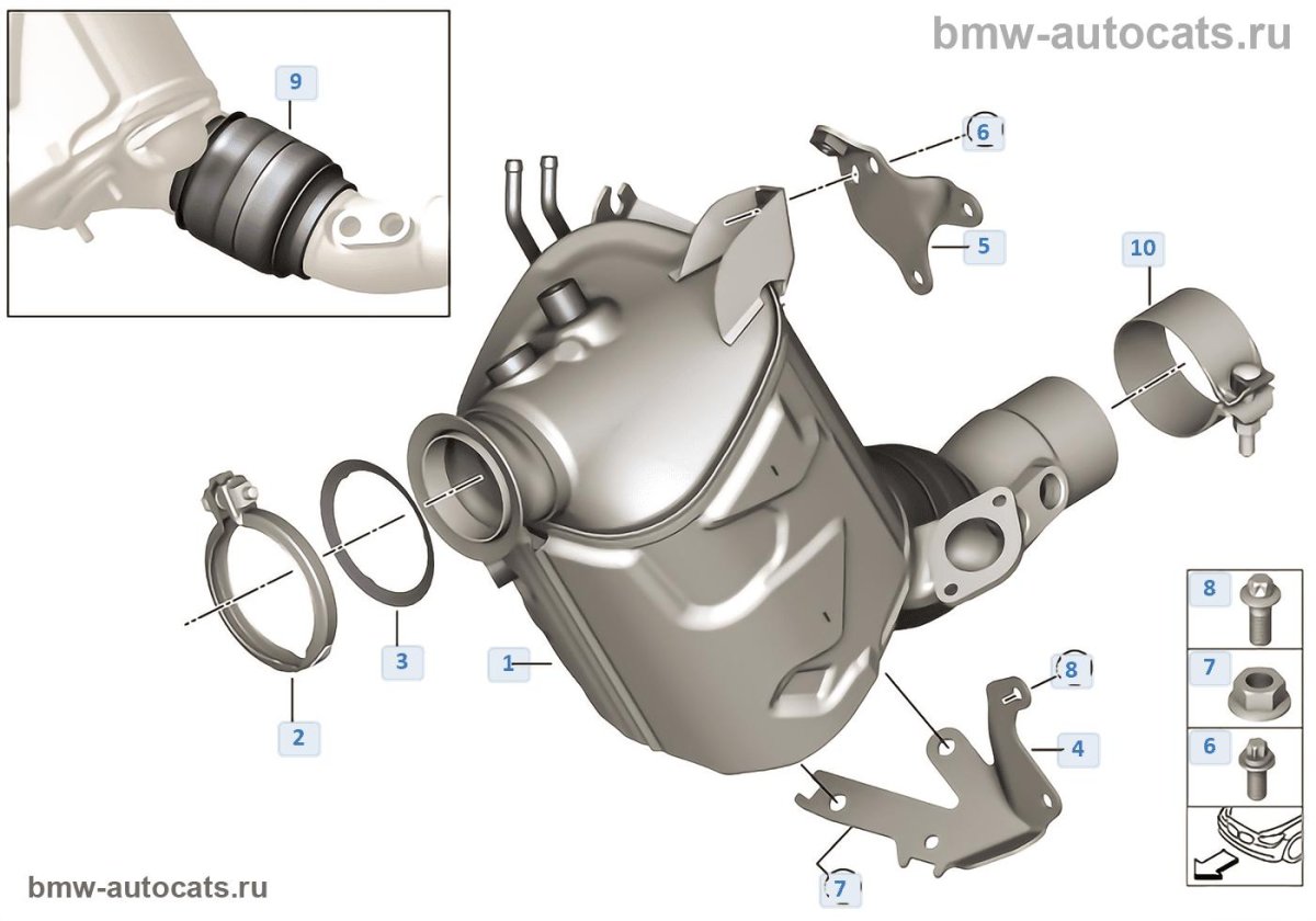 Сажевый фильтр BMW n47