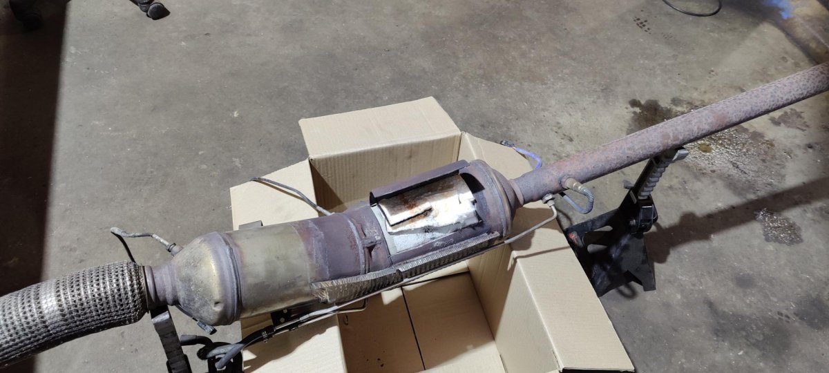 Сажевый фильтр Рено Меган 2 дизель 1.5