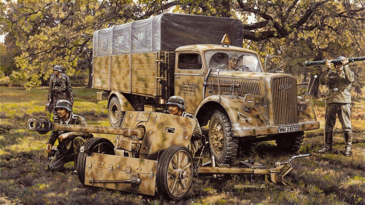 Опель-блиц грузовик вермахта