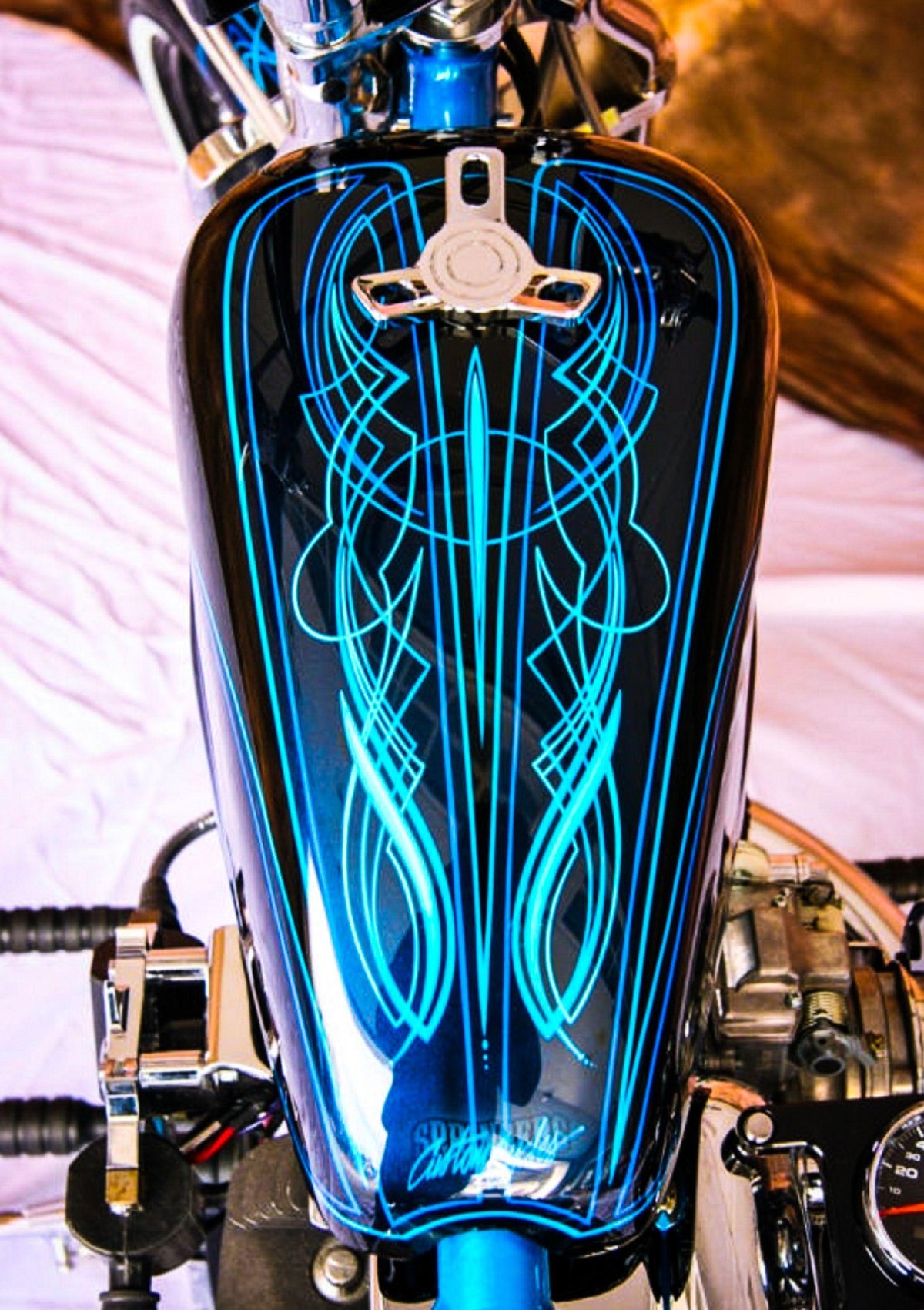 Пинстрайпинг Харлей