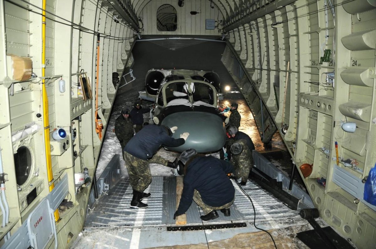 Грузовая кабина ми-26