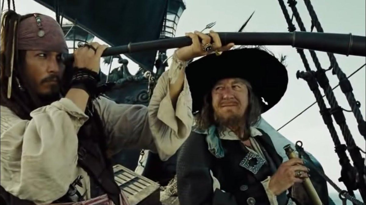 Джек Воробей и Барбосса