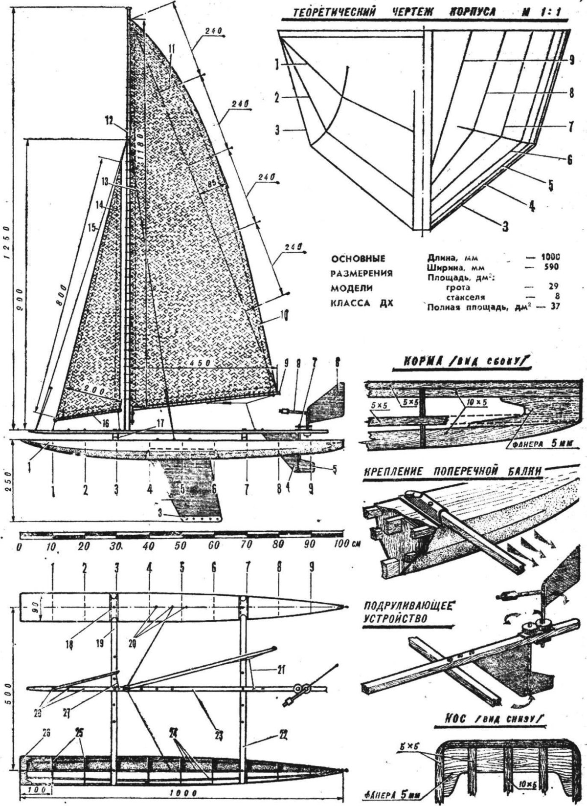 Швертбот чертежи для самостоятельной постройки