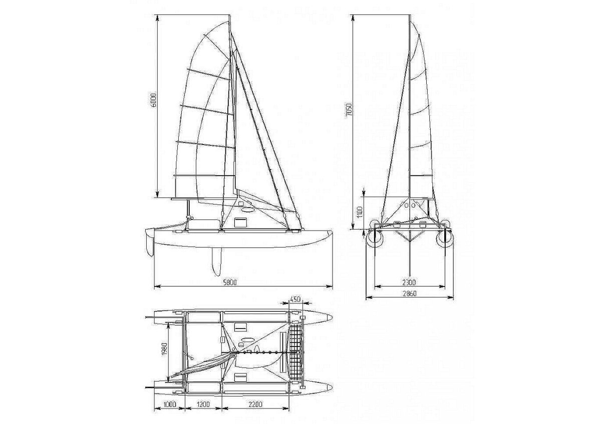 Катамаран СИБКАТ 24