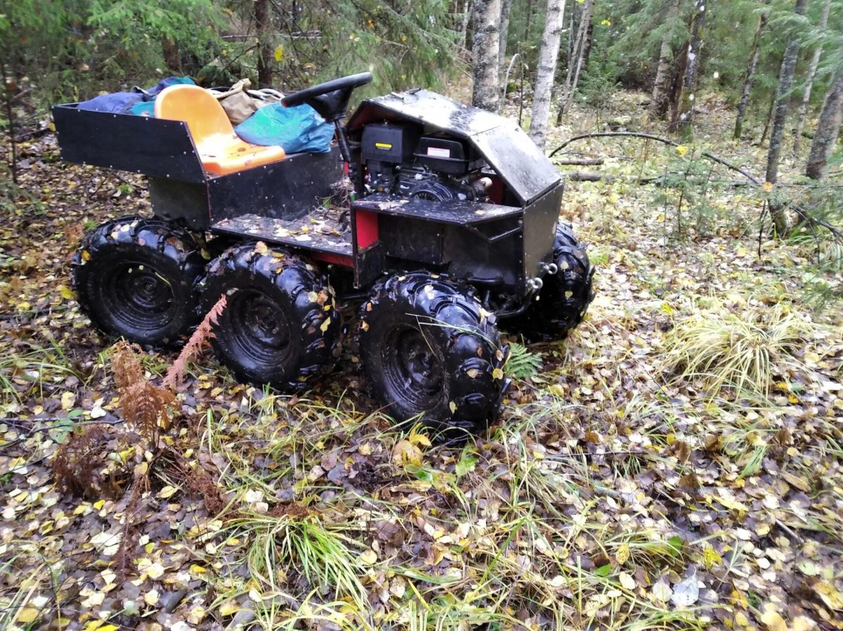 Снегоболотоход 6х6