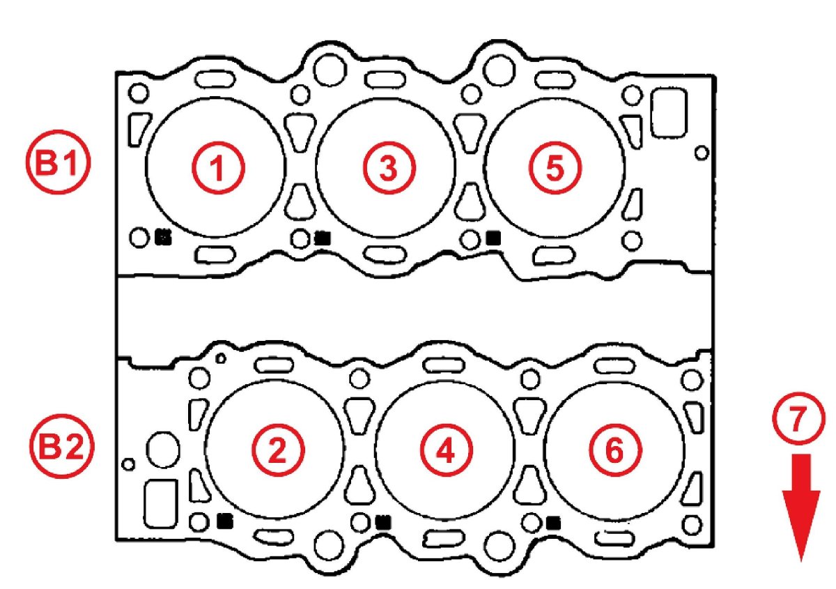Тойота Камри 40 3.5 порядок цилиндров