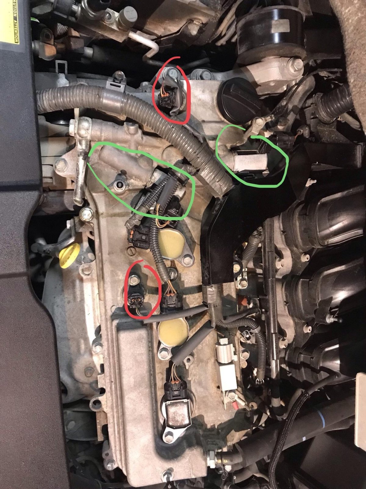 Датчик распредвала Камри 40 3.5