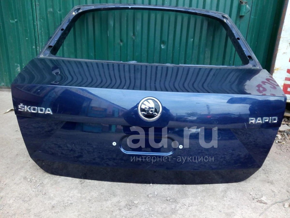 Шкода Рапид 2 крышка багажника