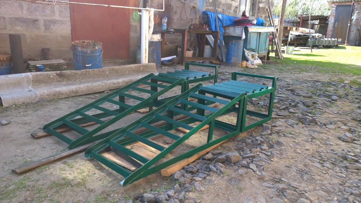 Эстакада стационарная с поддоном (МД-432)