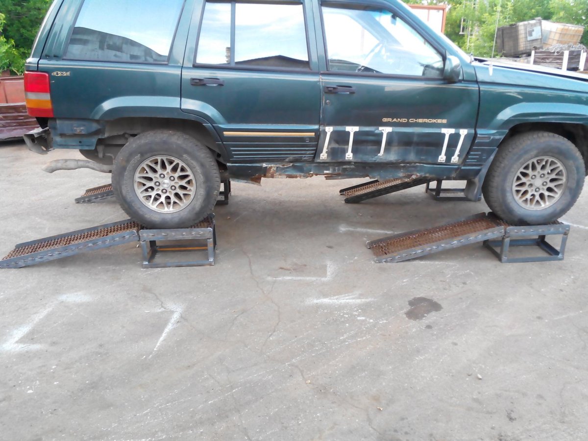 Мини эстакада домкратная