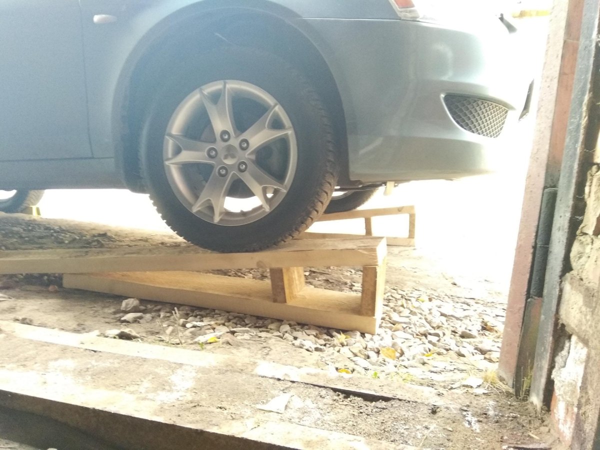 Мини эстакада домкратная