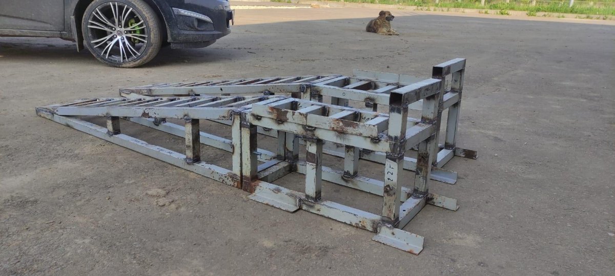 Мини эстакада домкратная