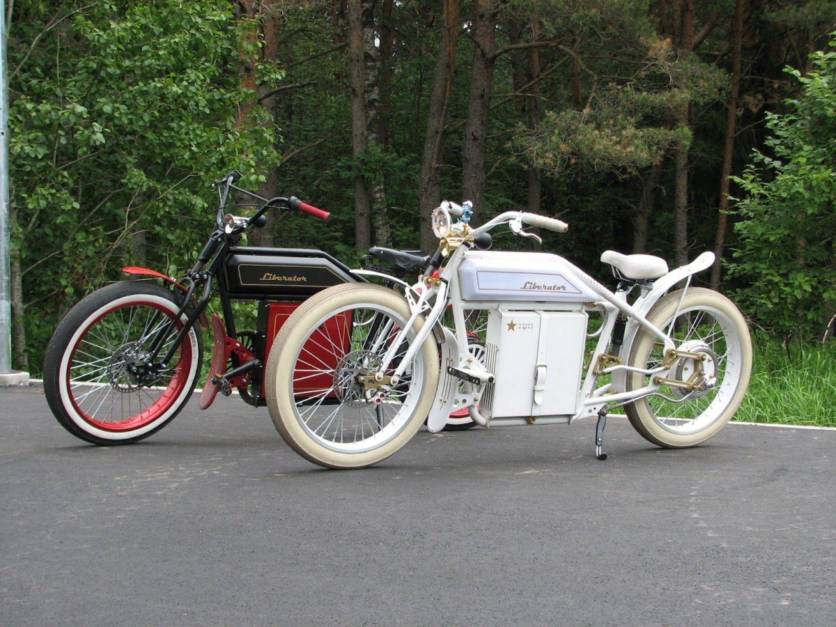 Электровелосипед кастом