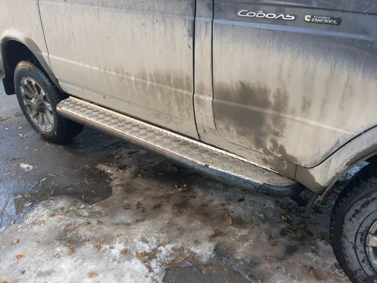 Силовой порог на Соболь 4х4