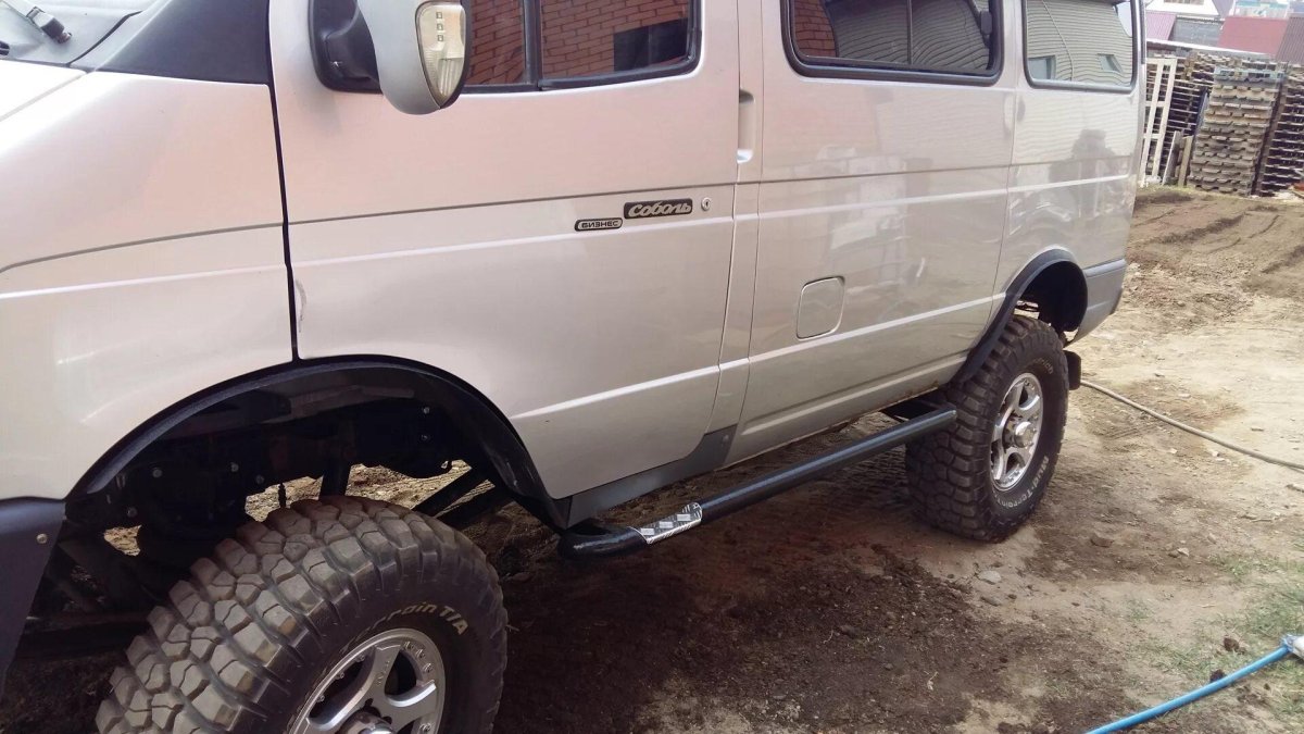 Силовые пороги ГАЗ Соболь 4х4