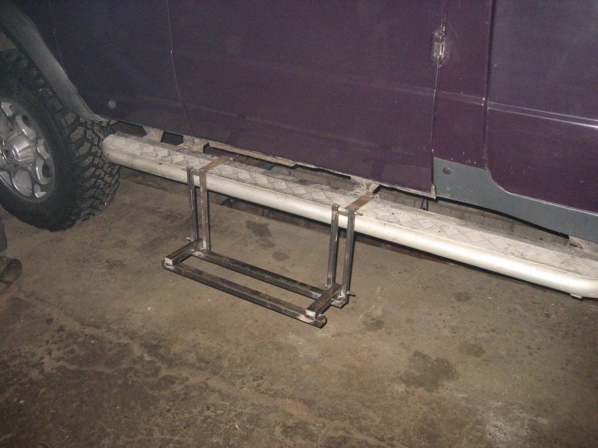 Подножка выдвижная на Соболь 4х4