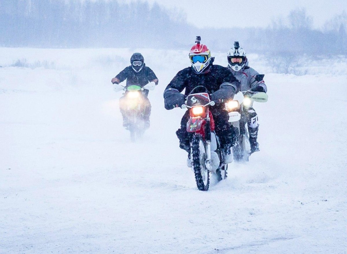 Зимний мотоцикл