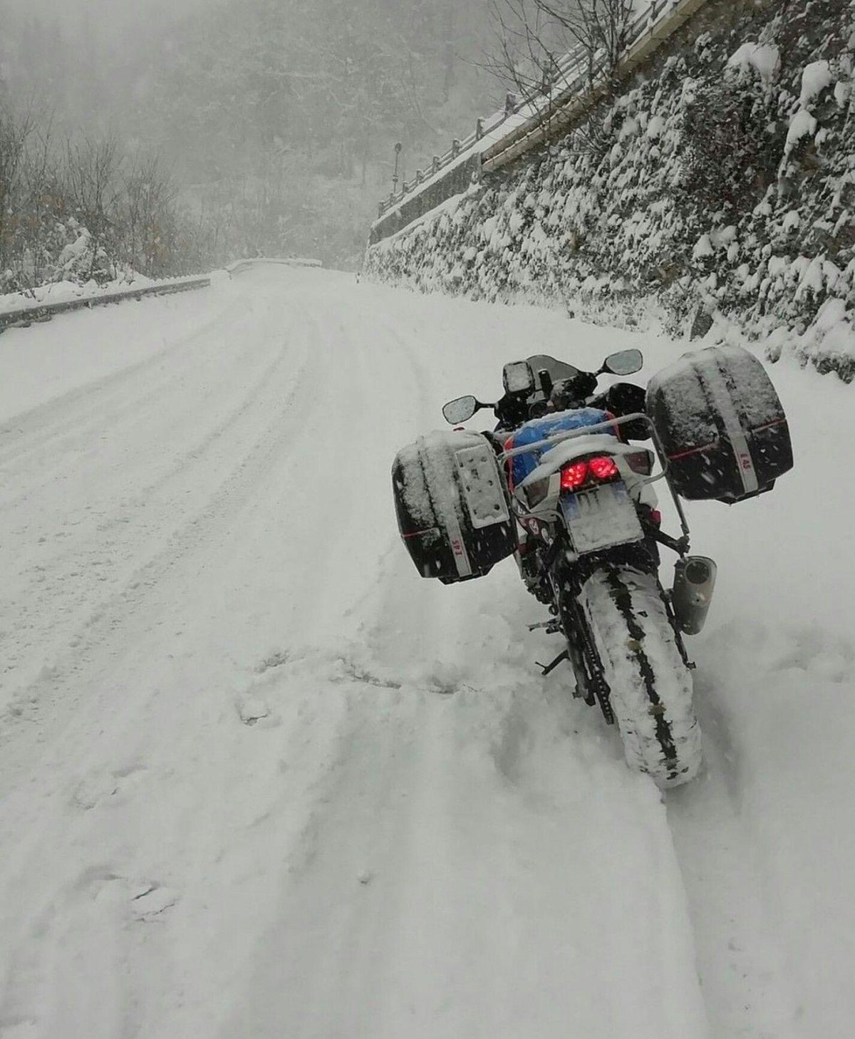 Мото зимой
