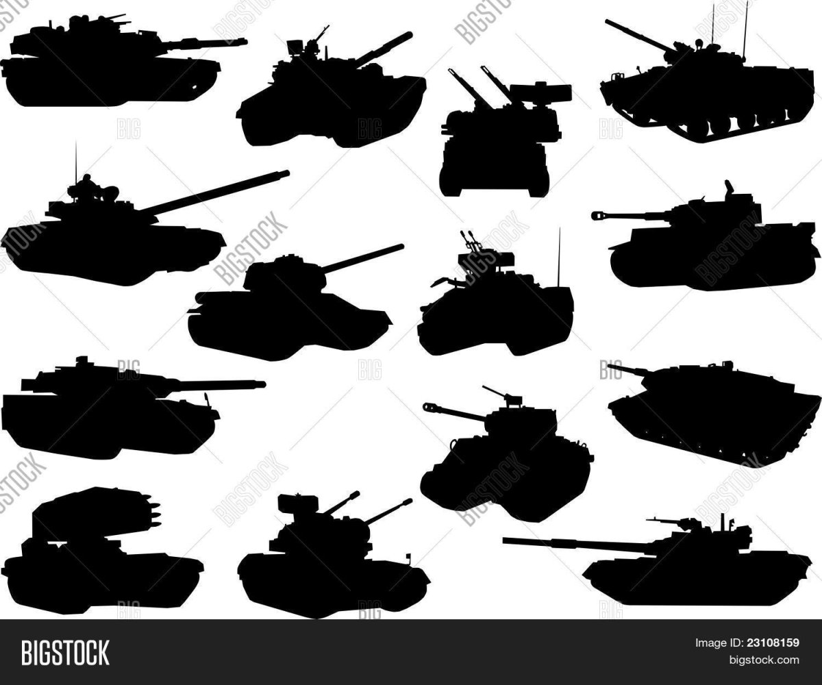 Силуэты танков