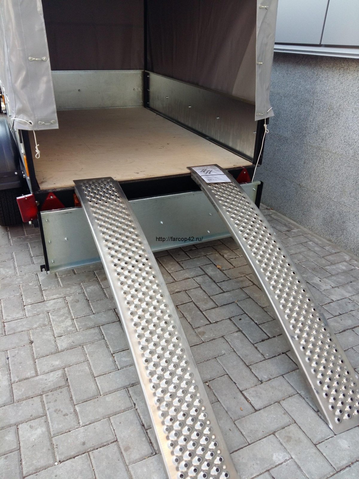 ГАЗ 3309 трапы для заезда техники