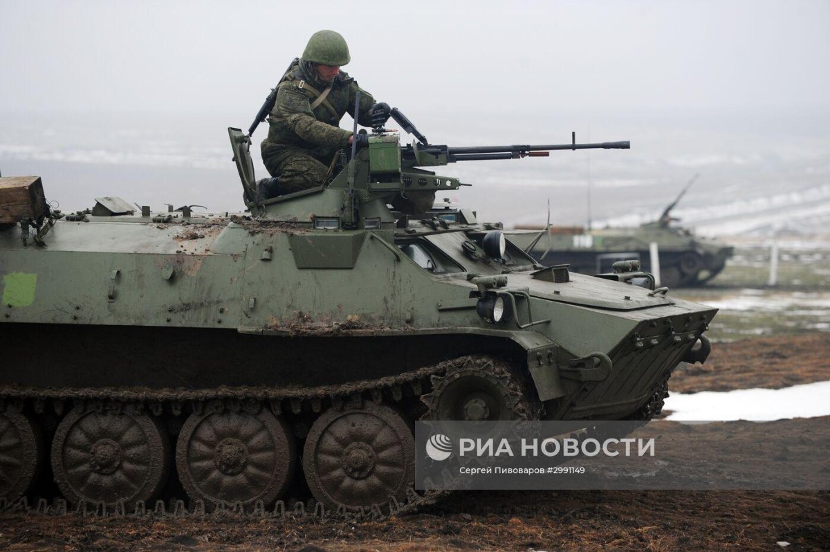 МТЛБ С пулеметом корд