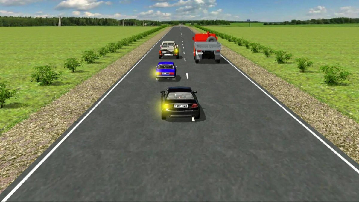 Обгон паровозом