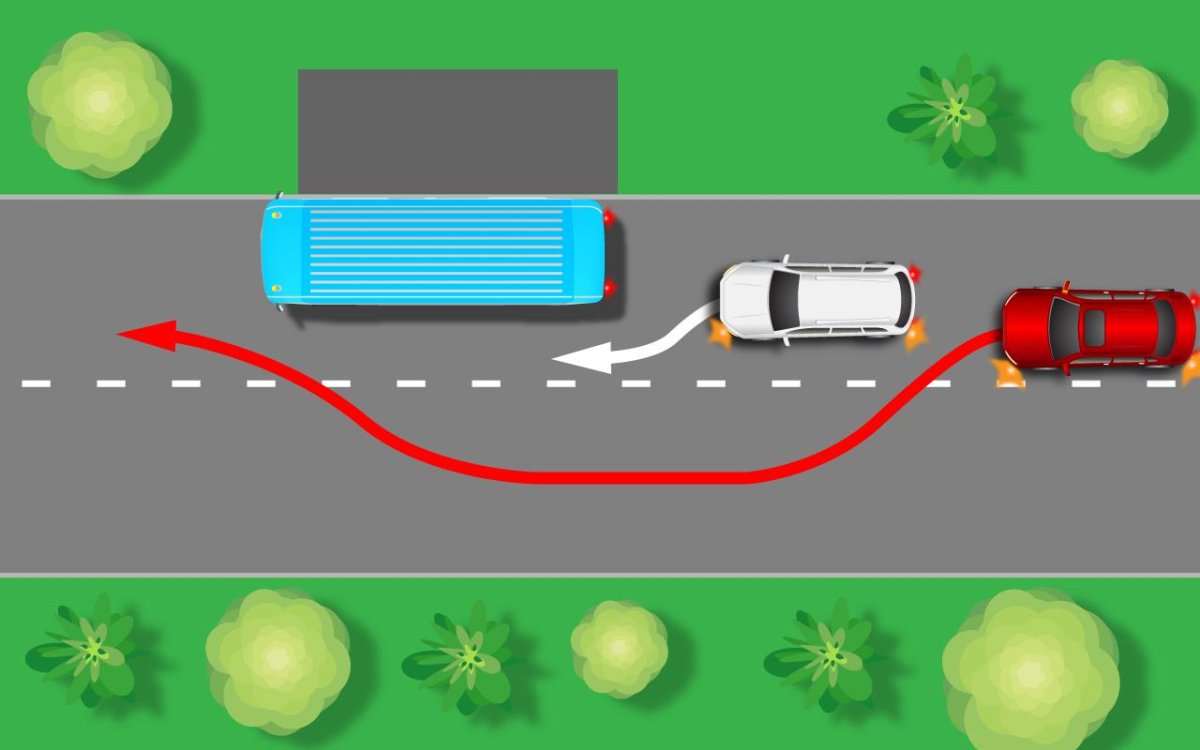 Обгон разрешен