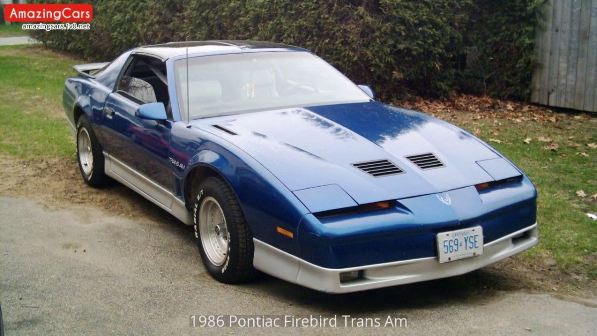 Pontiac Trans am 1986