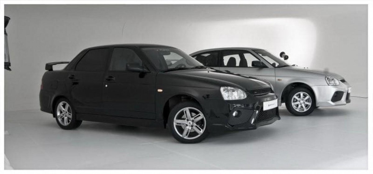 Передний бампер "Ring-2" для Lada Priora