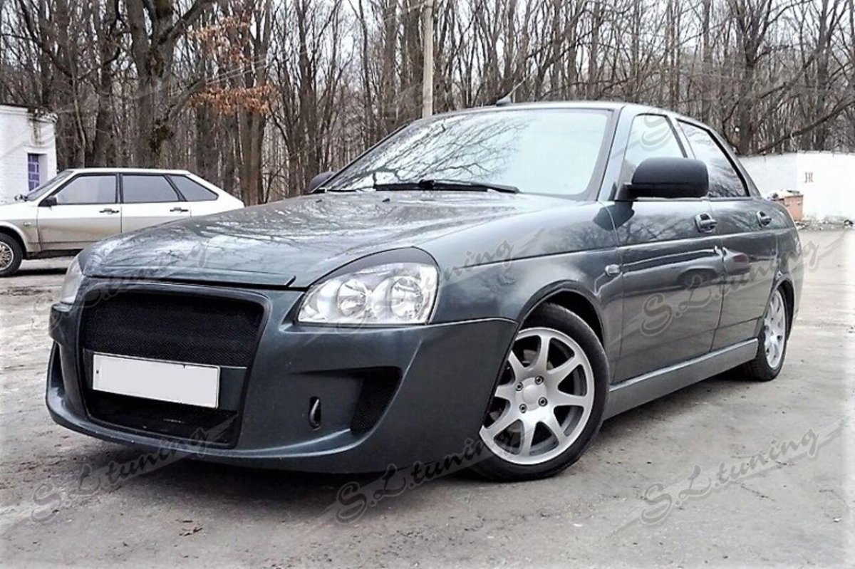 Передний бампер на ВАЗ 2170 Приора я робот