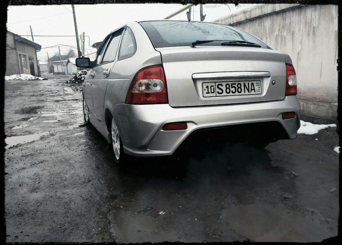 Задний бампер ринг 2 Приора