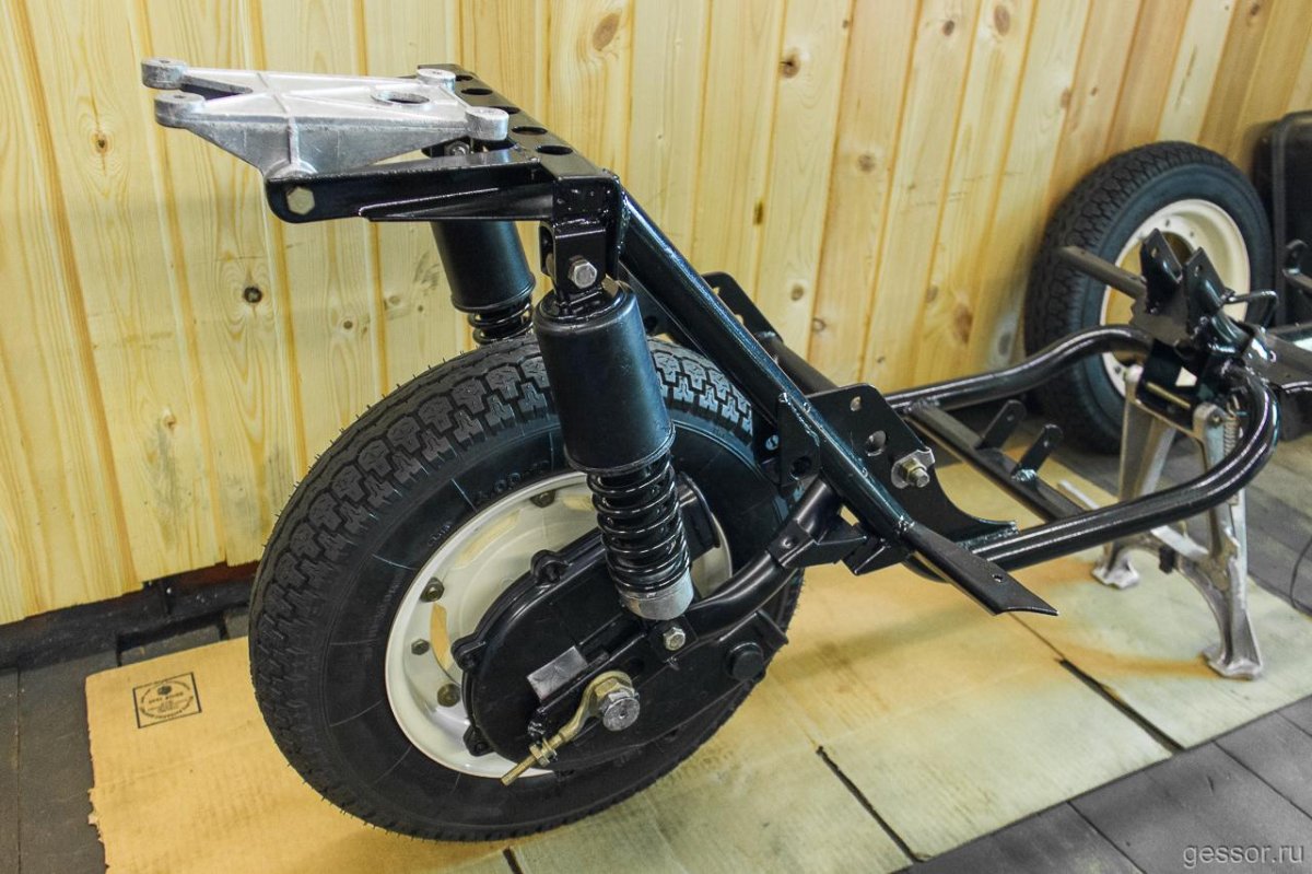 Мотороллер муравей задняя подвеска