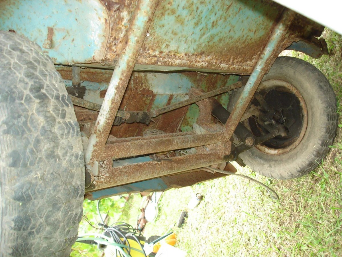 Задняя подвеска мотоколяски СЗД