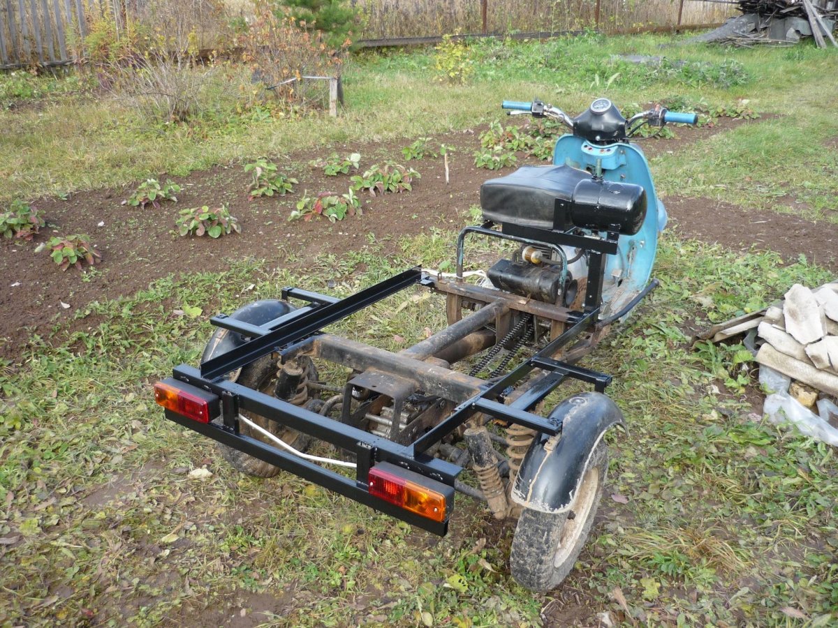 Рама мотороллера муравей