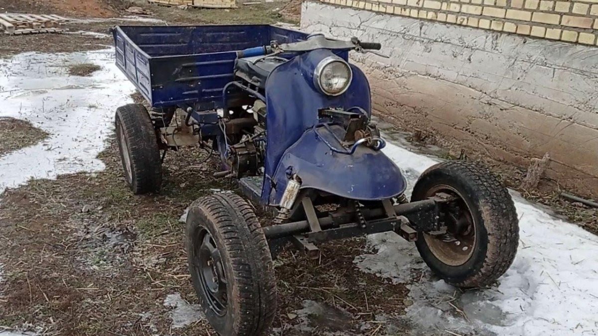 Мотороллер муравей 4 на 4