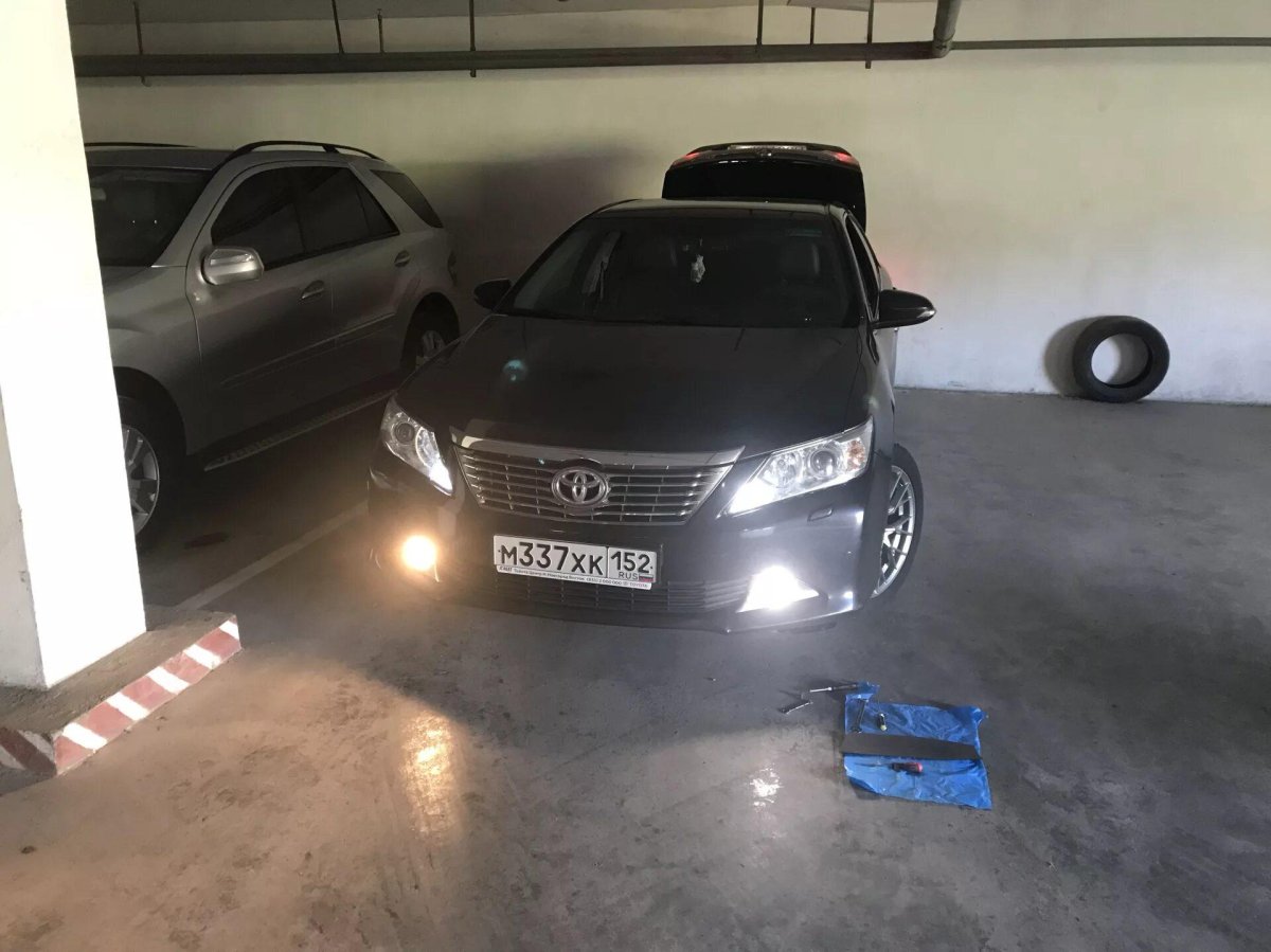 Камри 50 лед лампы