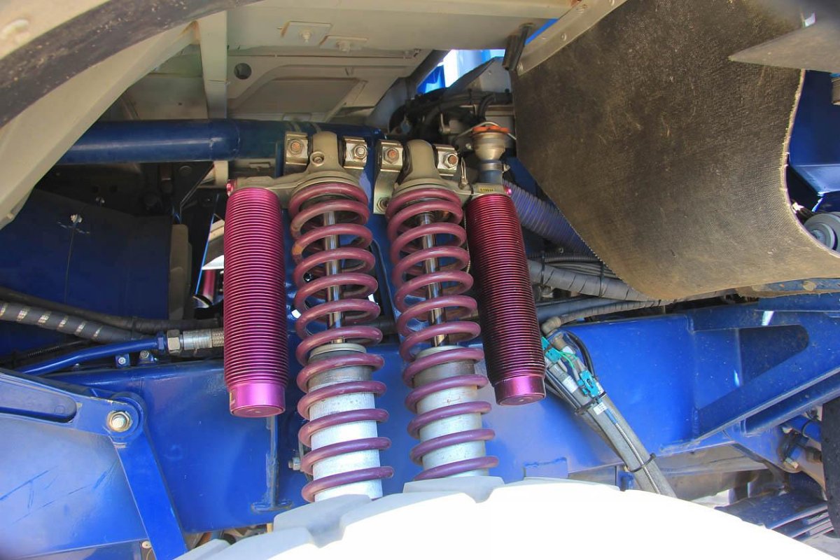 Амортизаторы на КАМАЗ мастер Дакар ралли