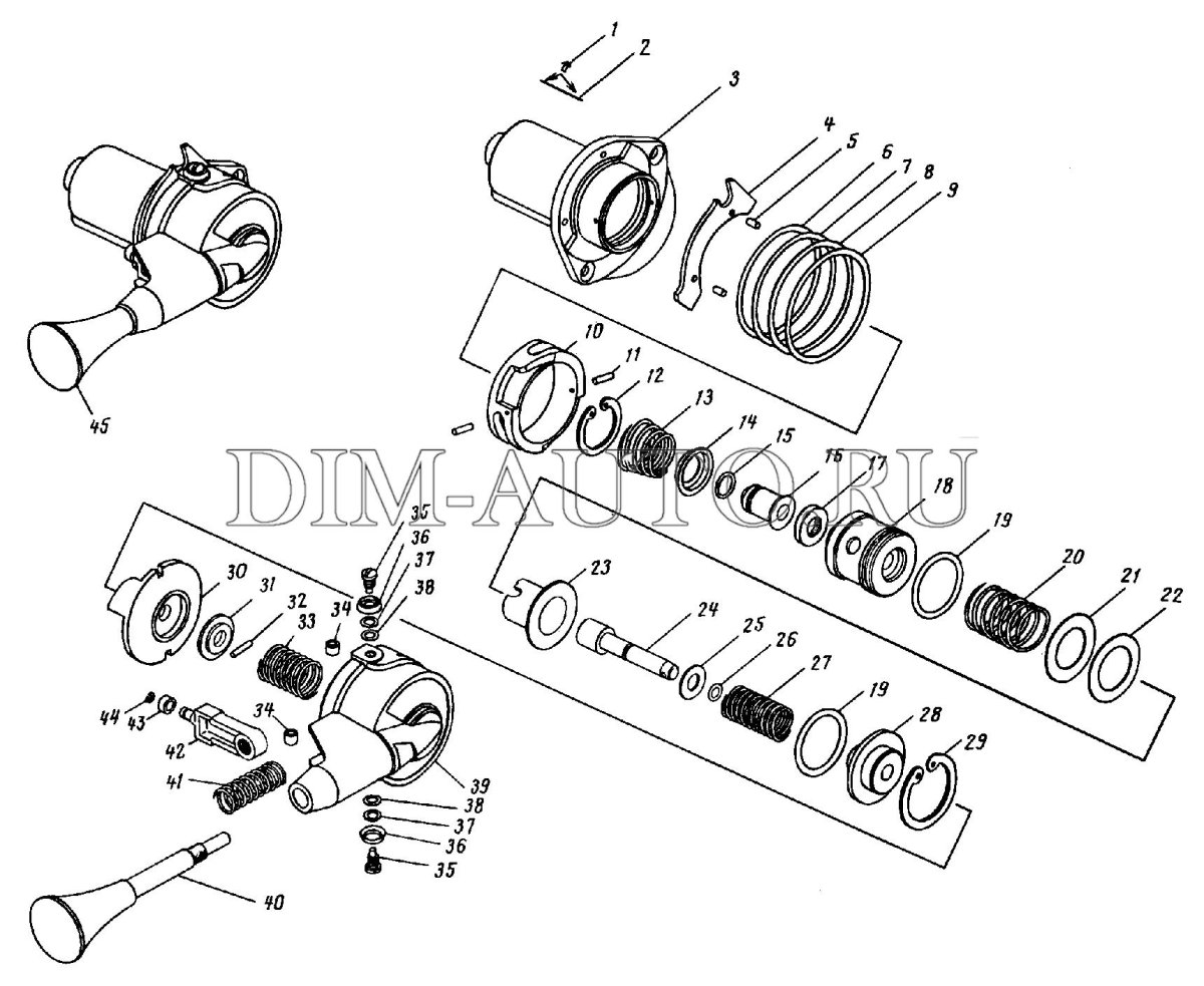 Тормозной кран КАМАЗ 4310