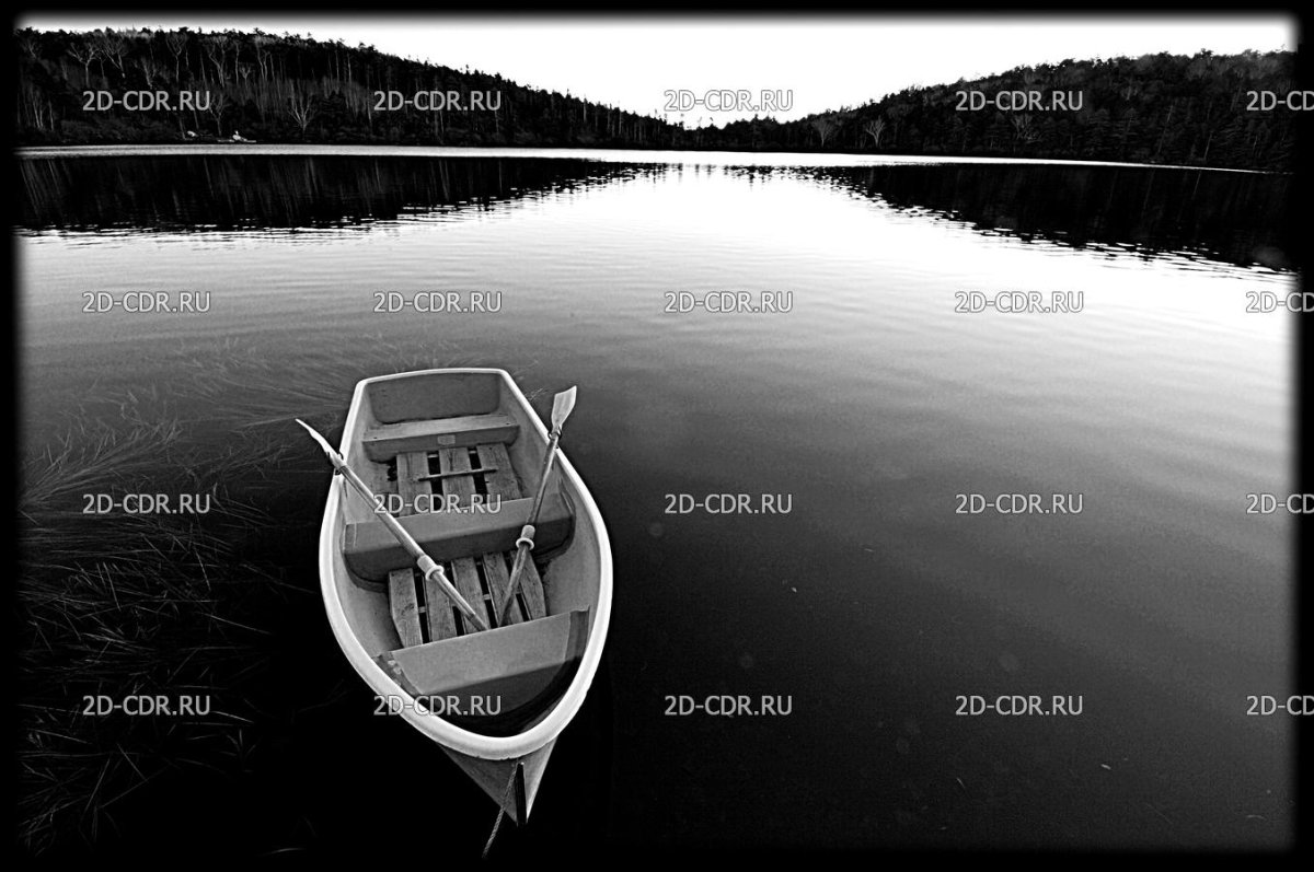 Лодка для гравировки на памятник