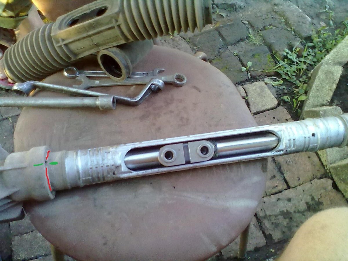 Разобрать рулевую рейку ВАЗ 2114