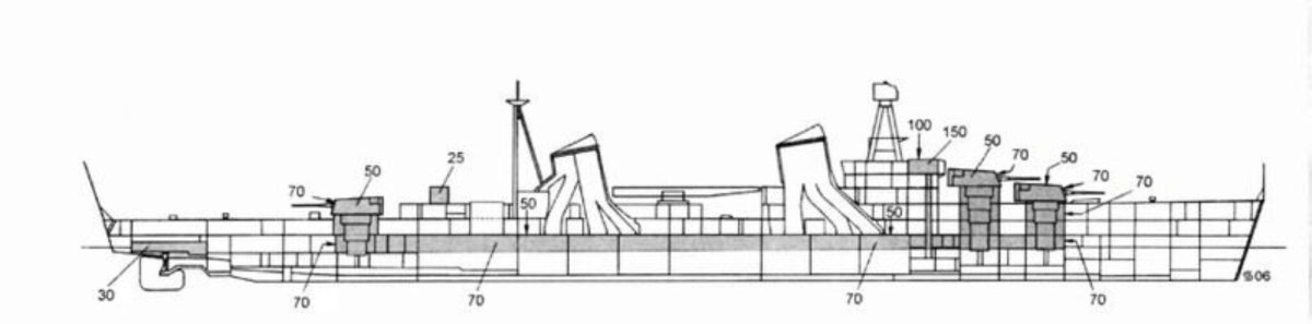 Крейсер пр 26 Киров чертежи