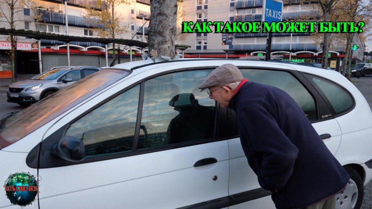 Машина вросла в дерево