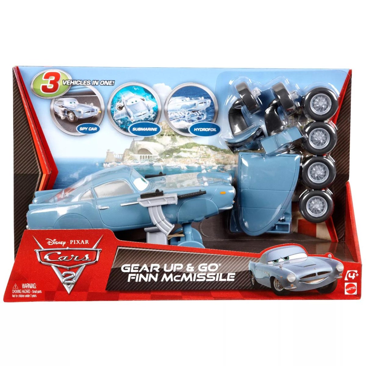 Cars игровой набор Finn MCMISSILE