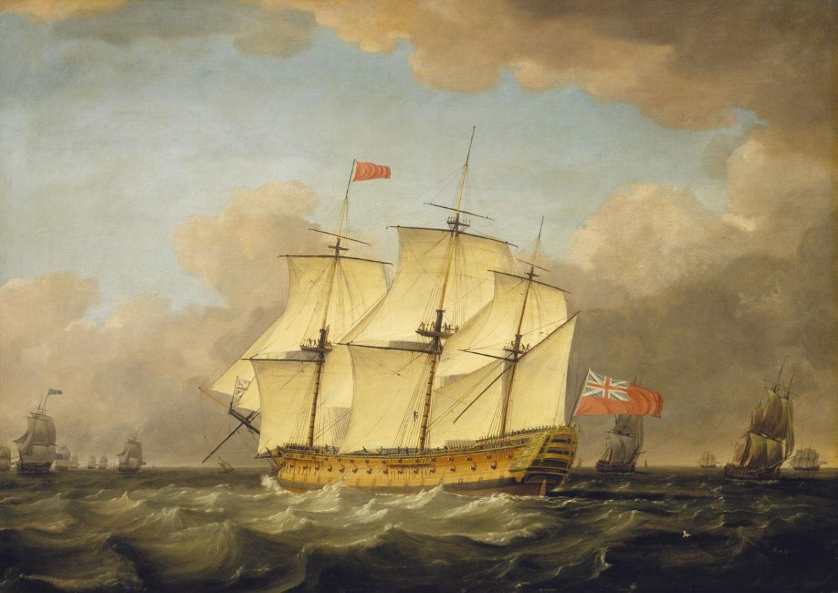 HMS Victory 1765 картины