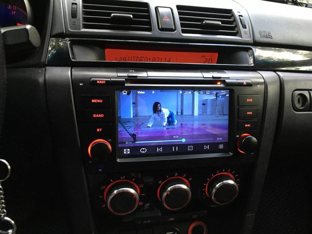 Магнитола 2 Дин Мазда 3 БК