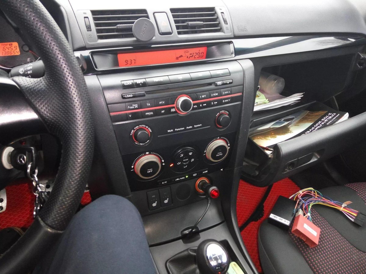 Магнитола 2 Дин Мазда 3 БК