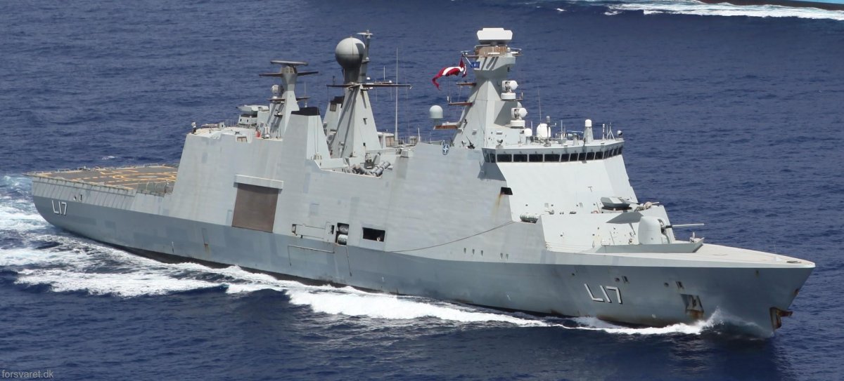 L-16 F-341 HDMS Absalon Frigate Command support ship RDN