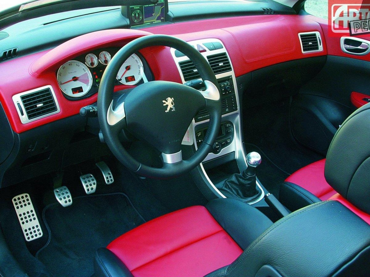 Пежо 307 кабриолет салон